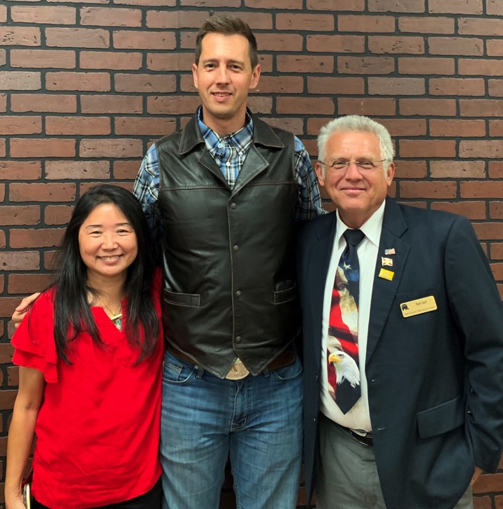 Tom and Vara Vail with Seth Keshel in Ft Meyers, FL, March 2022