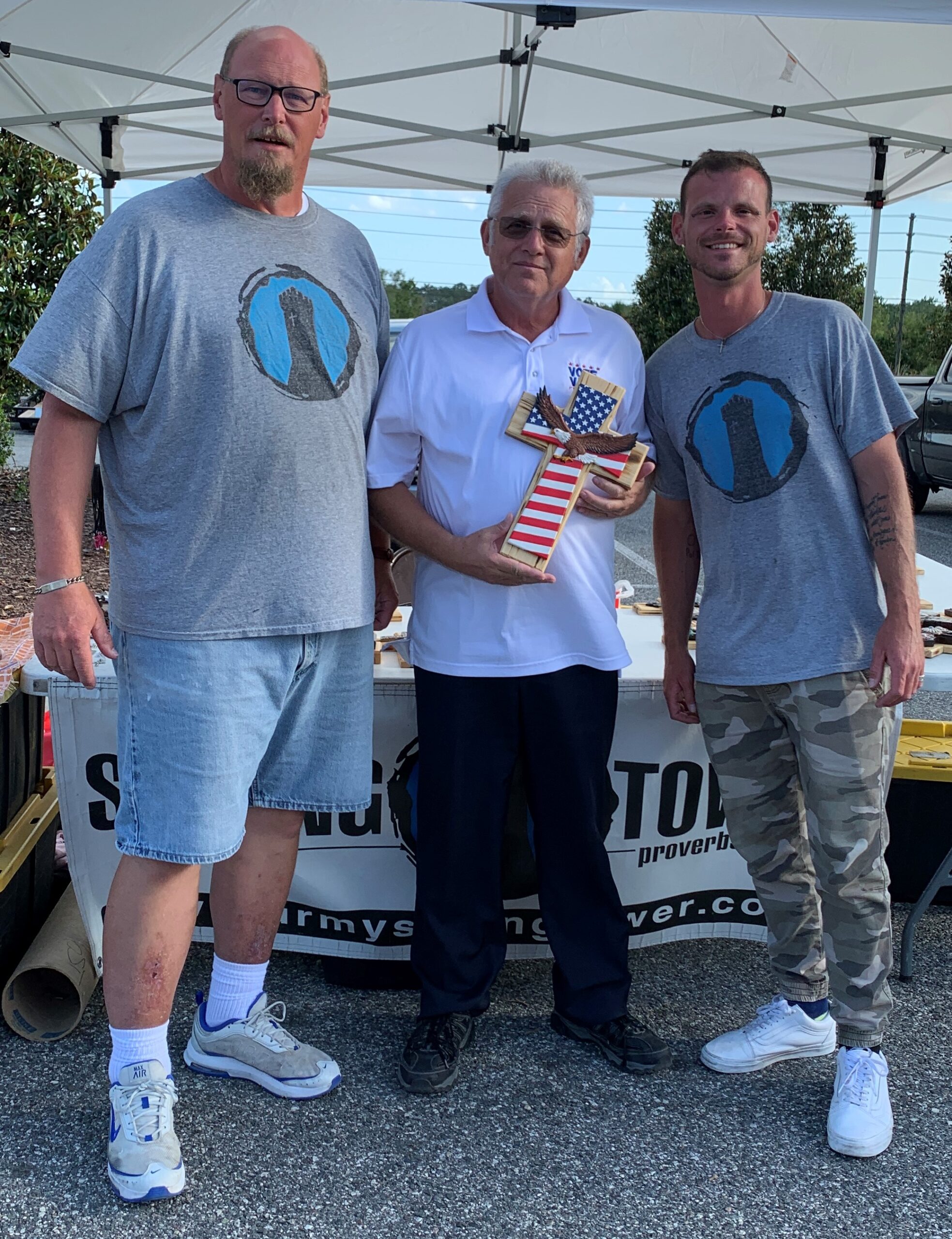 Tom Vail with Representatives of Strong Tower, 2022