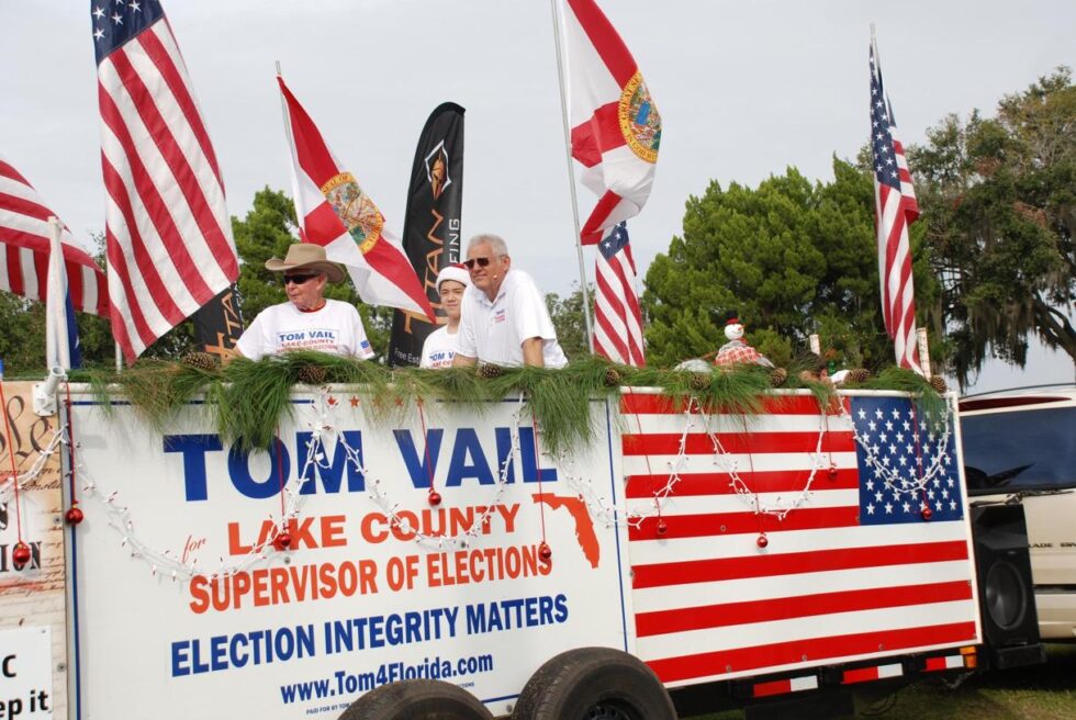 Christmas 2023 Parades Gallery Tom Vail for Lake County Supervisor of