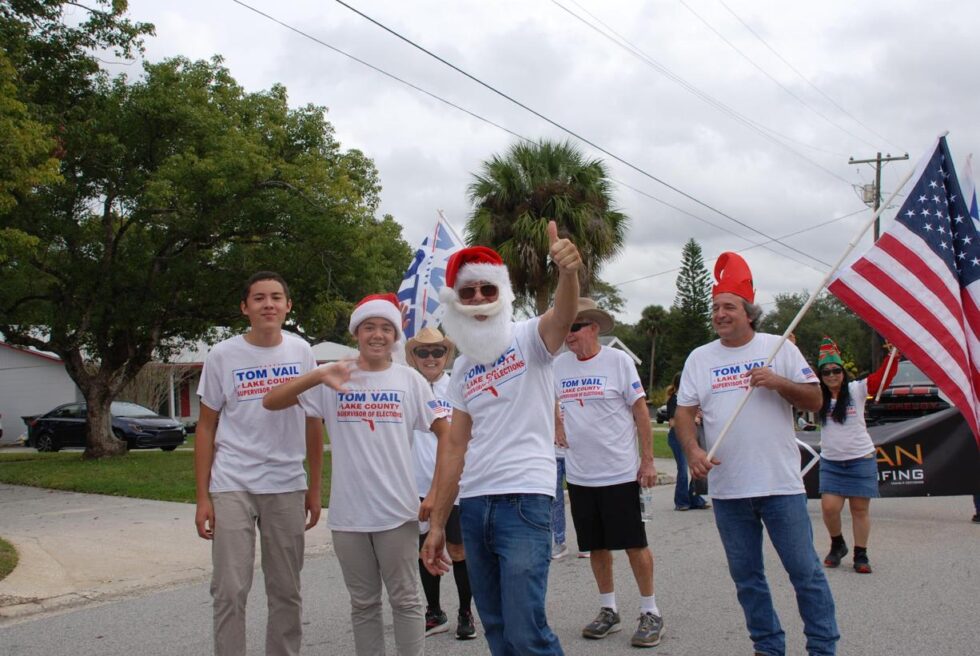 Christmas 2023 Parades Gallery Tom Vail for Lake County Supervisor of